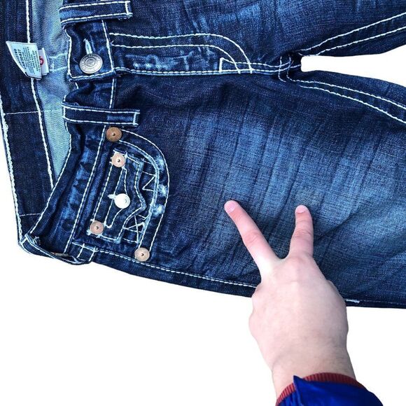 TRUE Religion Jeans Size 31 BILLY BIG T Blue​ - Picture 9 of 10